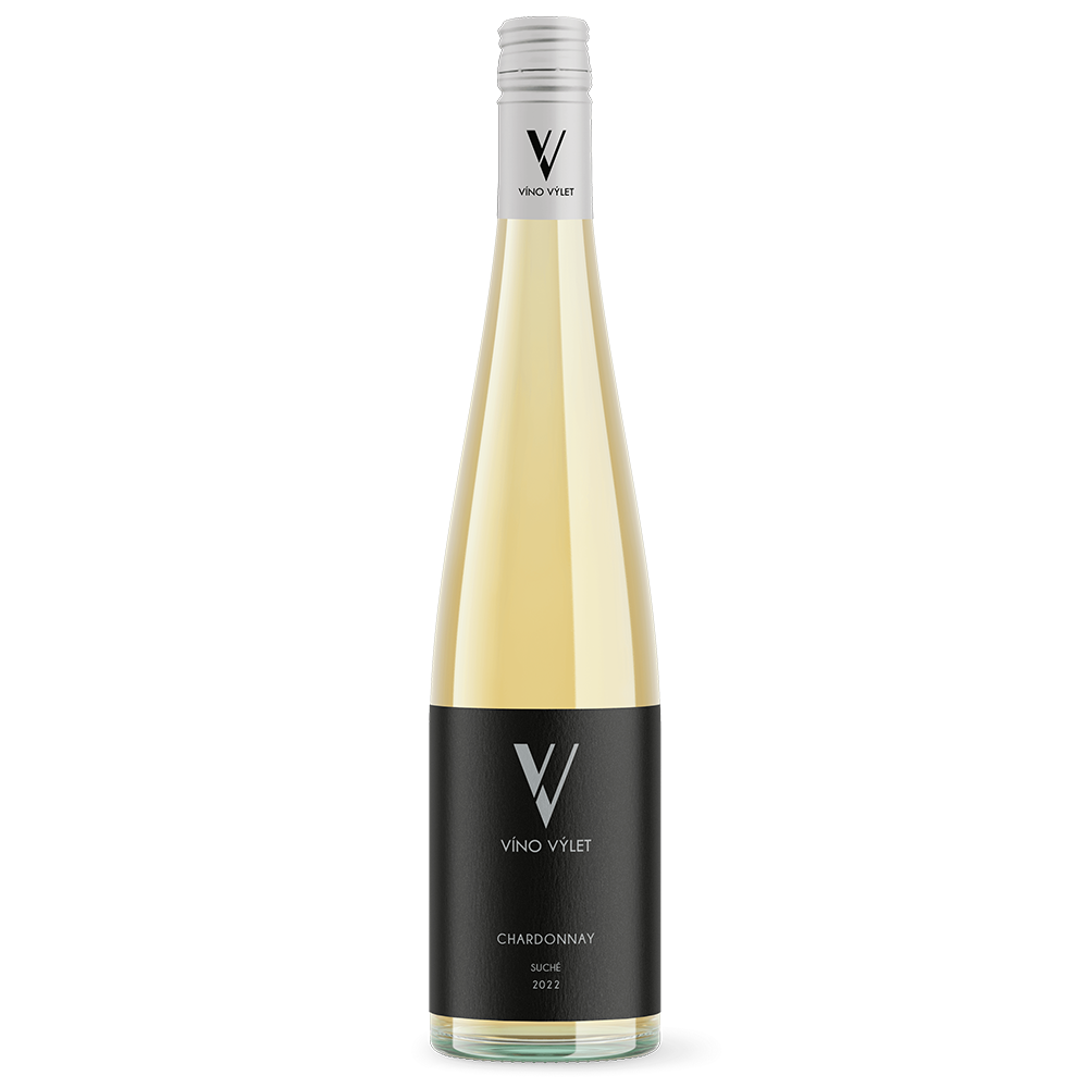 Láhev vína Chardonnay