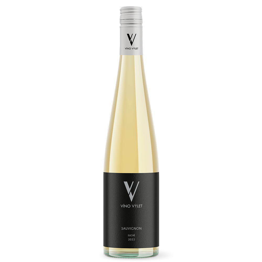 Láhev vína Sauvignon